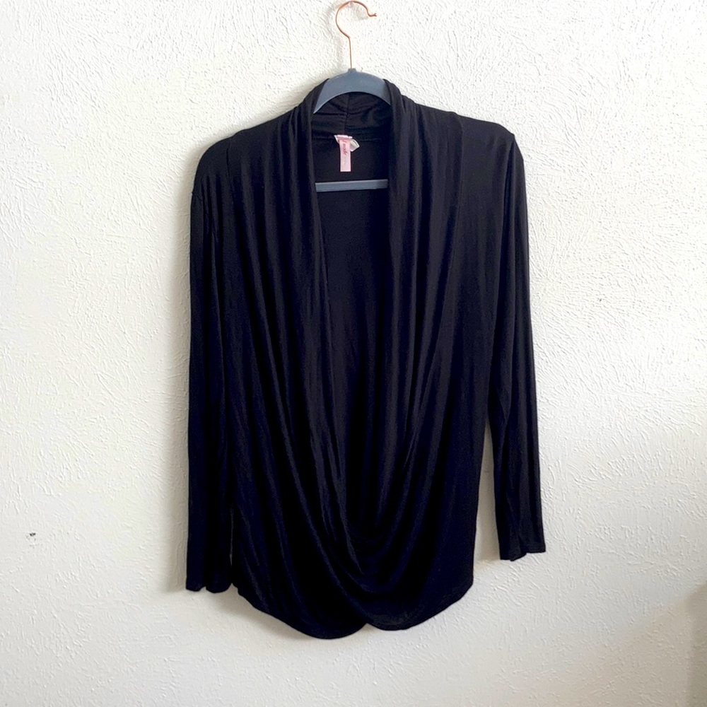 J Mode USA size XL Black Wrap Top